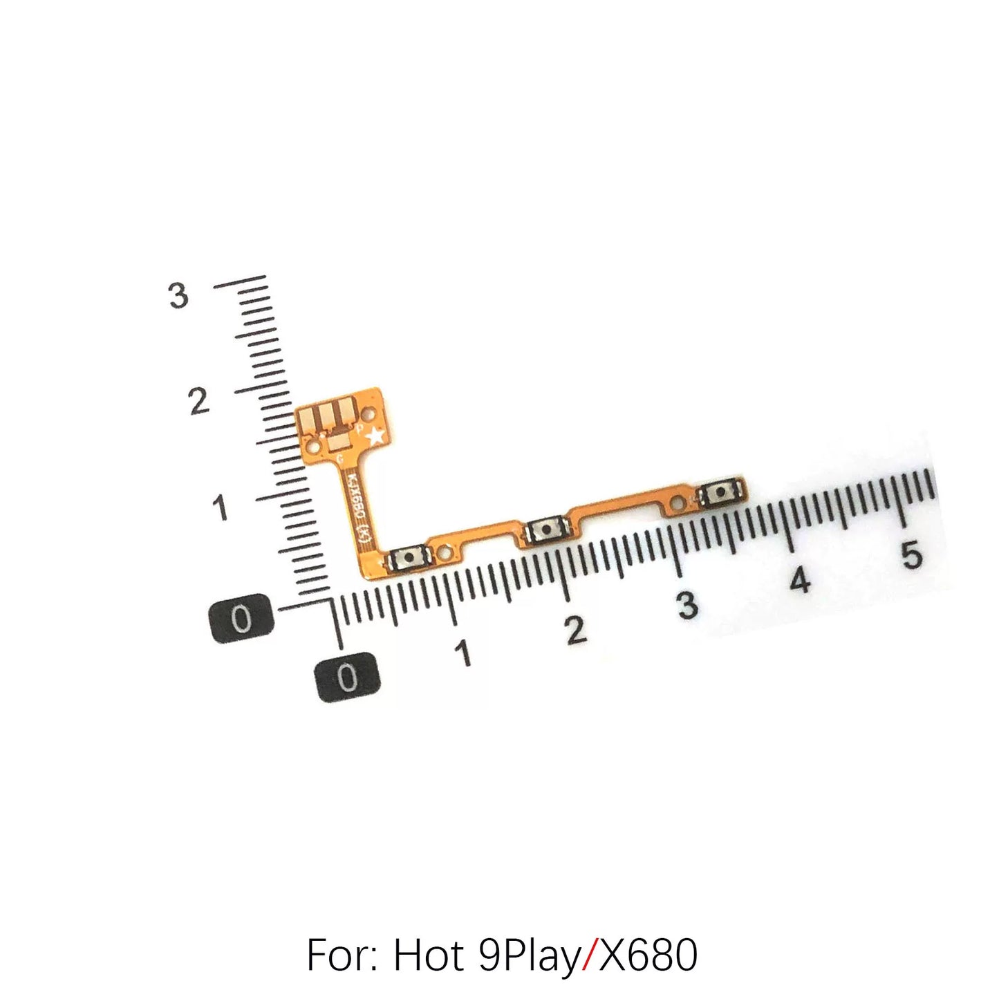 For Tecno Infinix Hot6X Hot7Pro Hot8Lite 9Play Power cable Switch on volume of ribbon flex cable