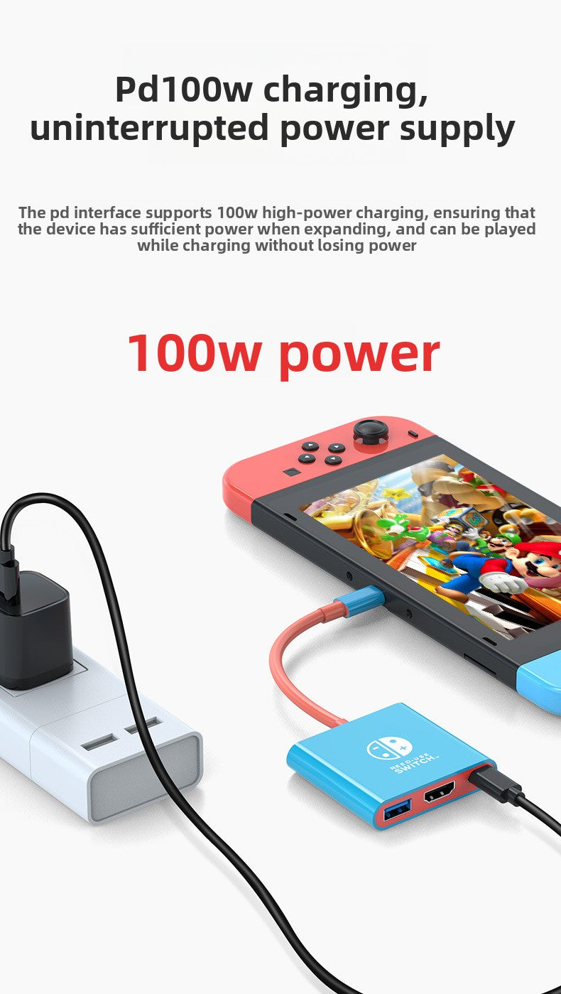 Game console Portable screen projector OLED host converter Dock HDMI 4K 60Hz connection base