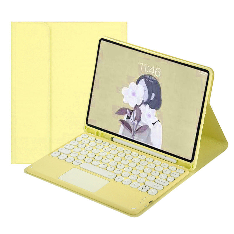 Applicable to ipad10.9 tablet protective case 10.2 removable touch bluetooth keyboard pro11 inch leather case keyboard protective Accessories