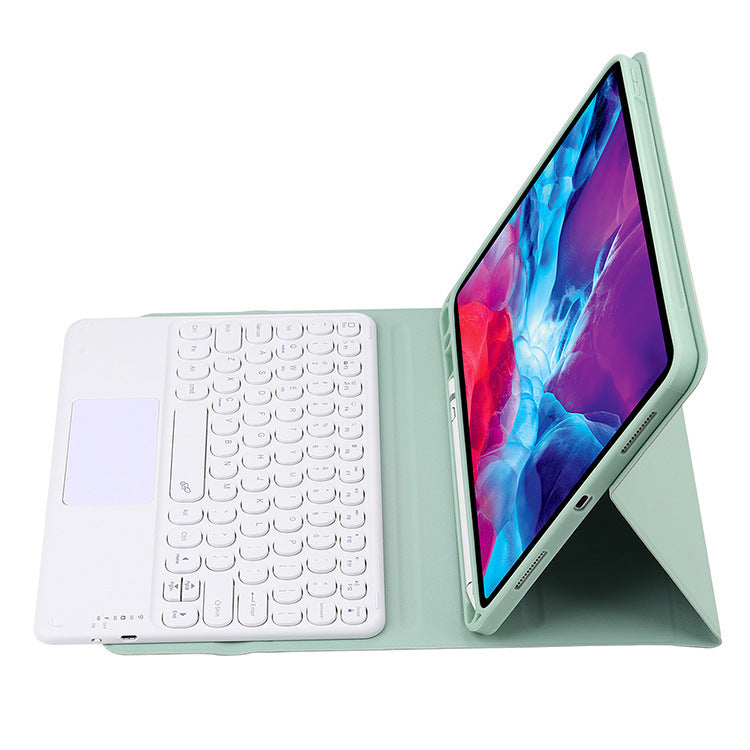 Applicable iPad10th generation 10.9 Bluetooth keyboard Air4 protective case 10.2 touch keyboard pro11 pen slot leather case protective Accessories