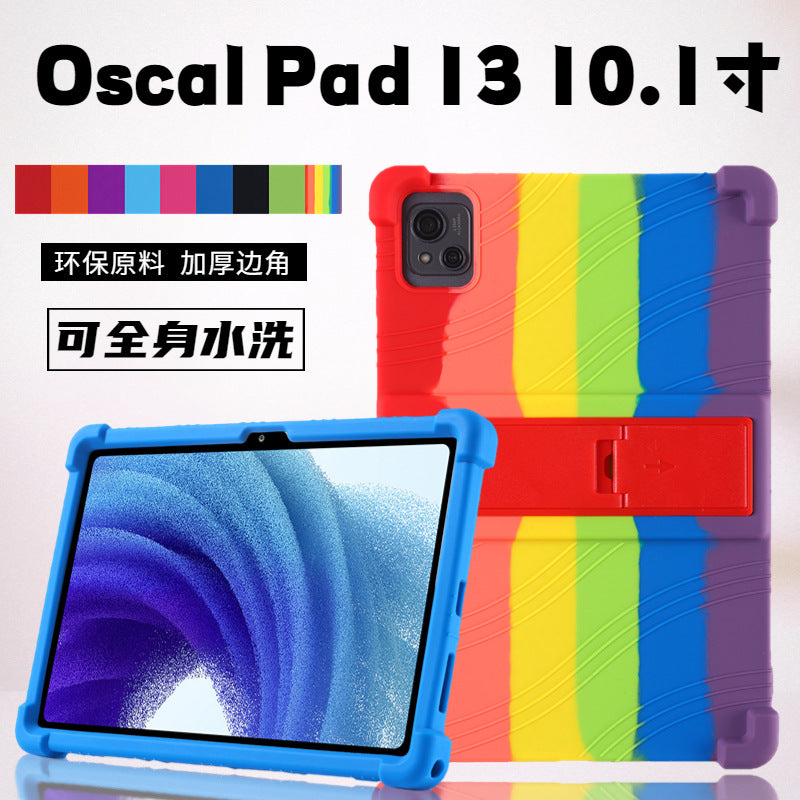 Applicable Oscal Pad 13 Flat Case 10.1 Inch All Inclusive Sideband Bracket Anti-drop Silicone Protective Case Protect case