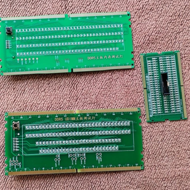DDR5 with lamp tester LRDIMM server DDR5 UDIMM desktop computer notebook memory slot tester, memory test card Repair tools