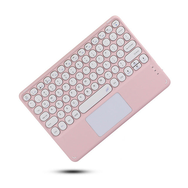 Applicable to iPad Bluetooth Keyboard Wholesale Mute Magic Control Bluetooth Keyboard Tablet Lightweight Bluetooth Keyboard and Mouse Set protective Accessories