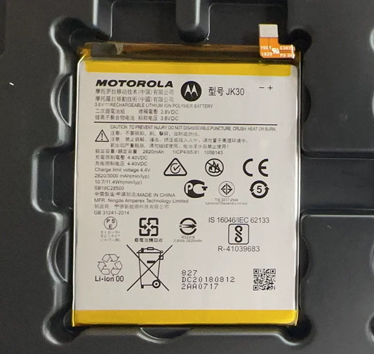 For Motorola P30 battery MOTO XT1943-1 mobile phone electric board JK30 3000mAh Motorola phone repair parts