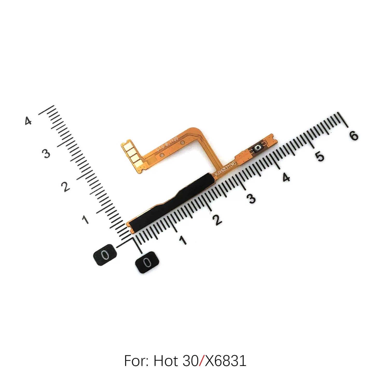 Tecno Infinix Hot20 20Play Hot30 S3X Power cable Switch on volume of ribbon flex cable X666B