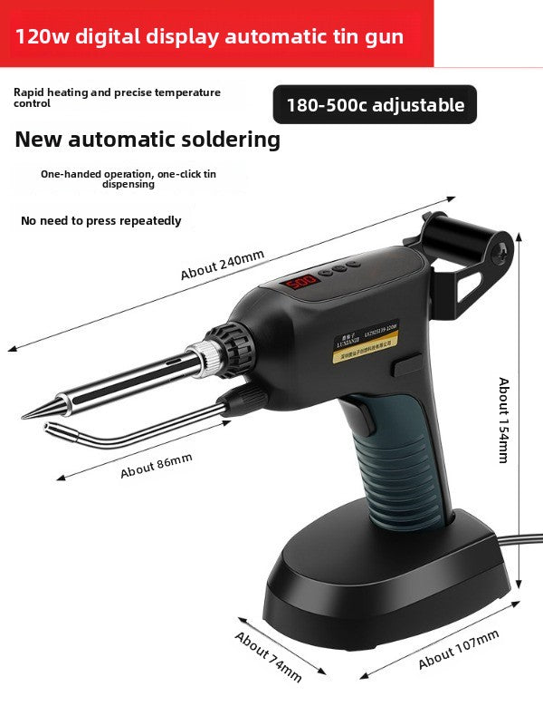 Electric soldering iron automatic tin repair welding household small high power solder gun machine manual 120W  Laptop Mobile Phone Repair tools