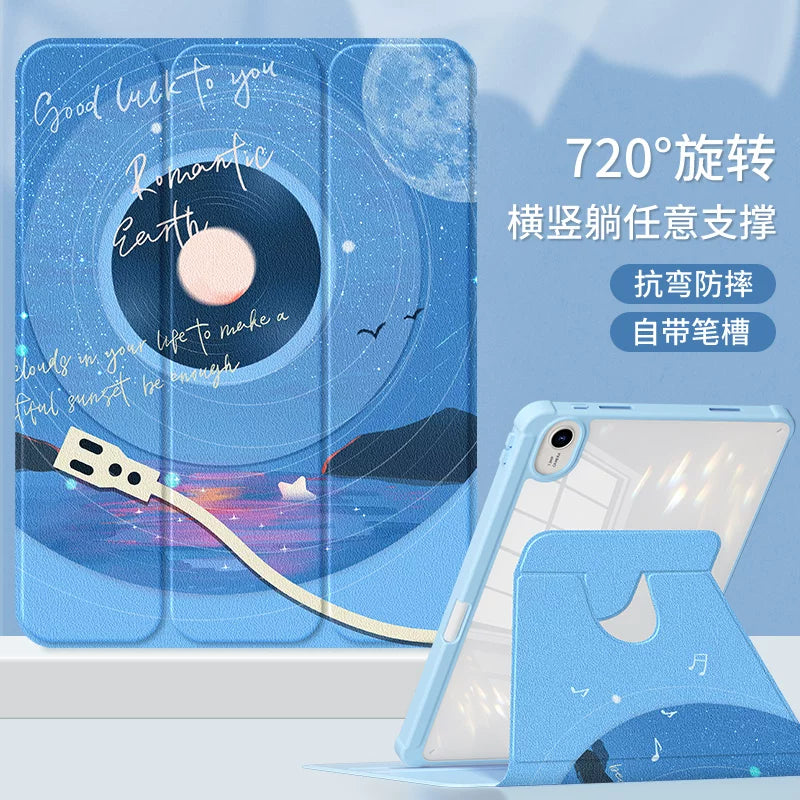 For Huawei matepadair protective case matepad11 flat case 2023 new matepadpro10.8 anti-bend 11.5 inch se acrylic 10.4 all-inclusive anti-drop Tablet Accessories