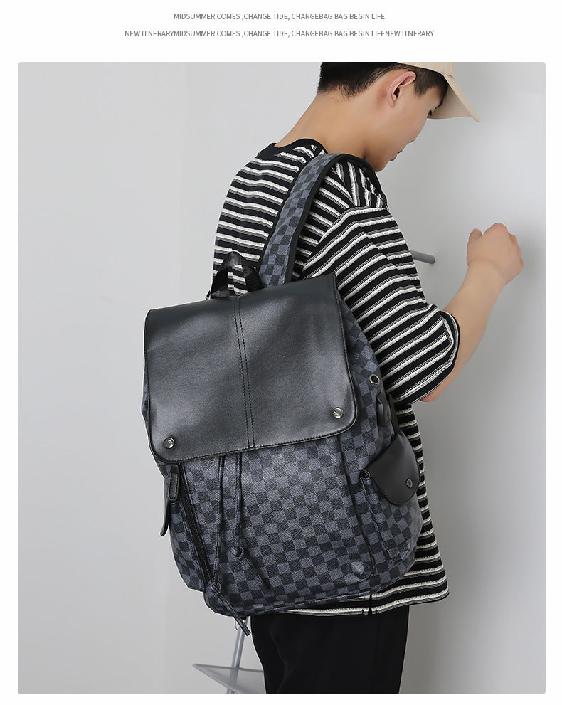 laptop bag Backpack men's backpack retro travel bag Luxury fashion  all-in-one large capacity original computer bag 电脑包