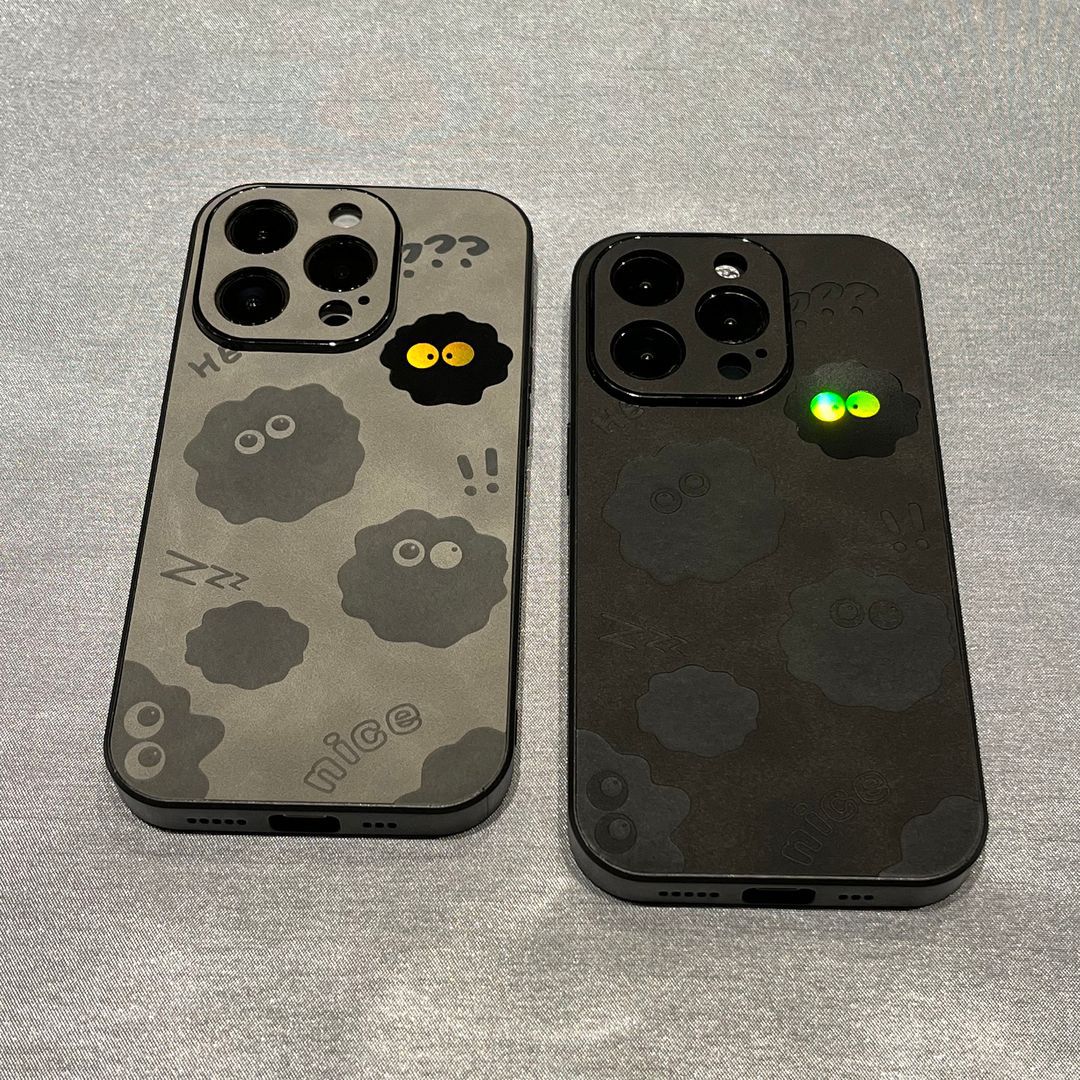 Accessories Laser cute little briquettes for Apple 14 mobile phone case iPhone13Promax new 12 creative 11 cartoon