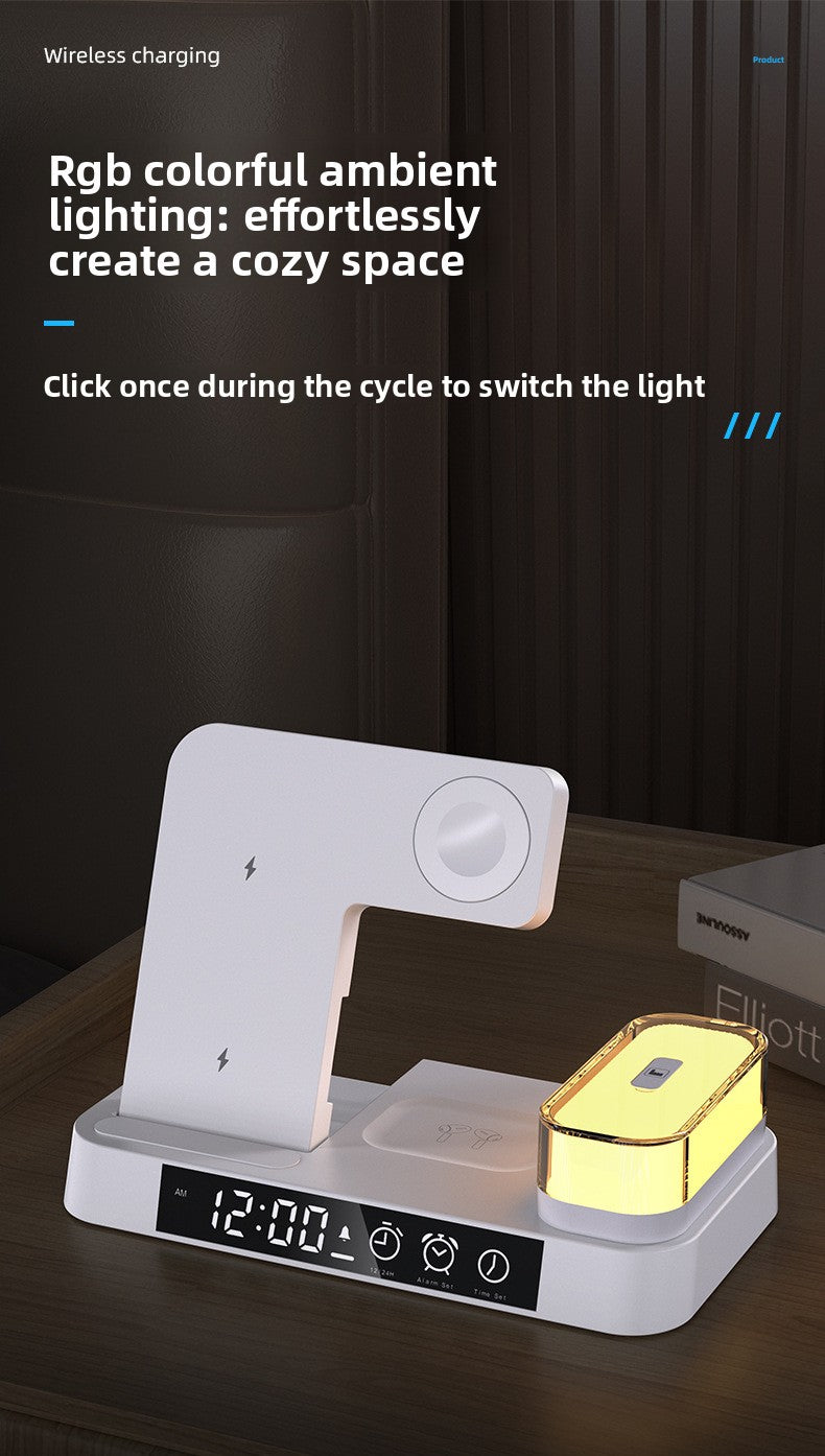3-in-1 wireless charger multi-function digital clock 25W suitable for iPhone14/13  samsung fast charging