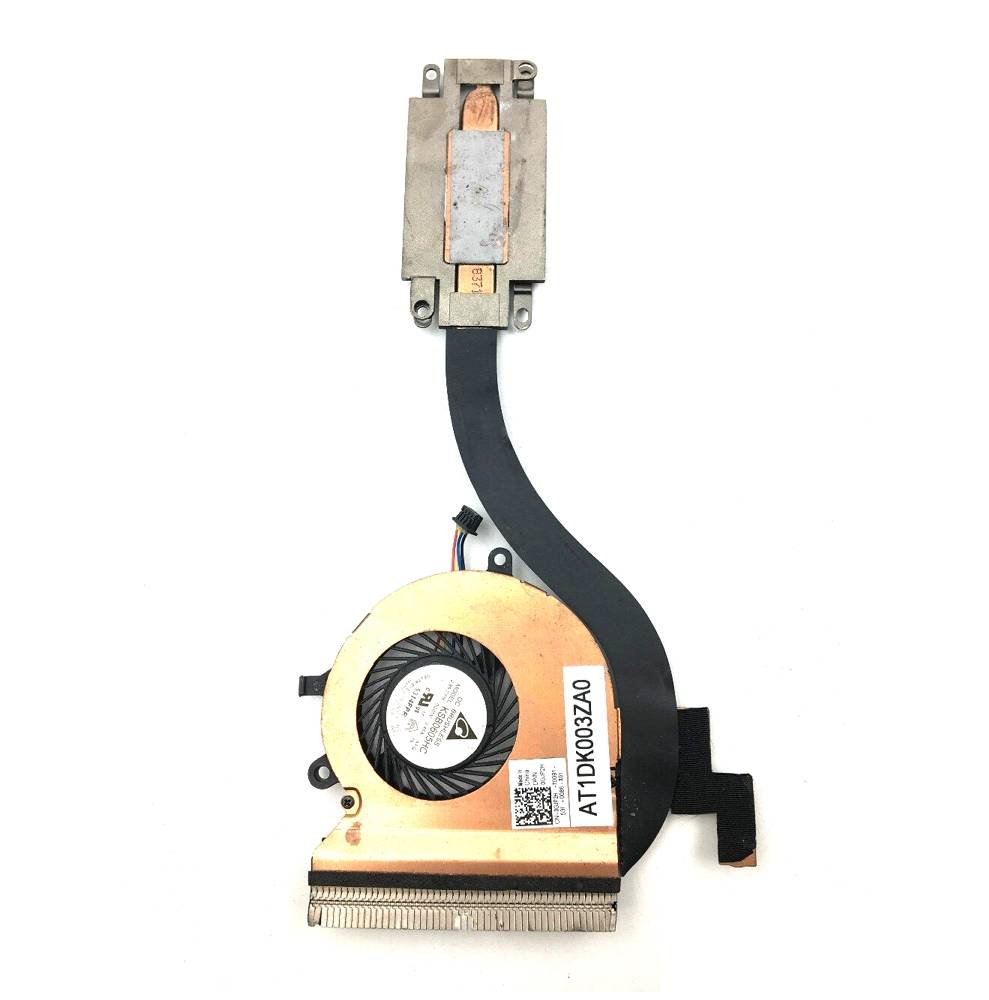 Original DELL Latitude E7270 CPU Radiator Piece Module Fan Heat Pipe 0GJP2H