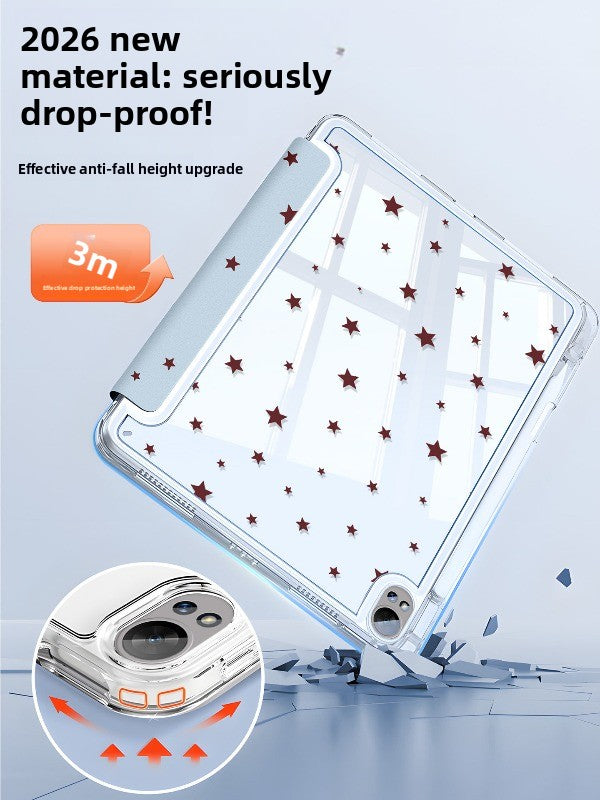 For 2026 new huawei matepad 11.5" s tablet case air12 protective case matepad11 with pen slot pro12.2 anti-drop se light and thin 10.4 acrylic gypsy 11.5 Tablet Accessories