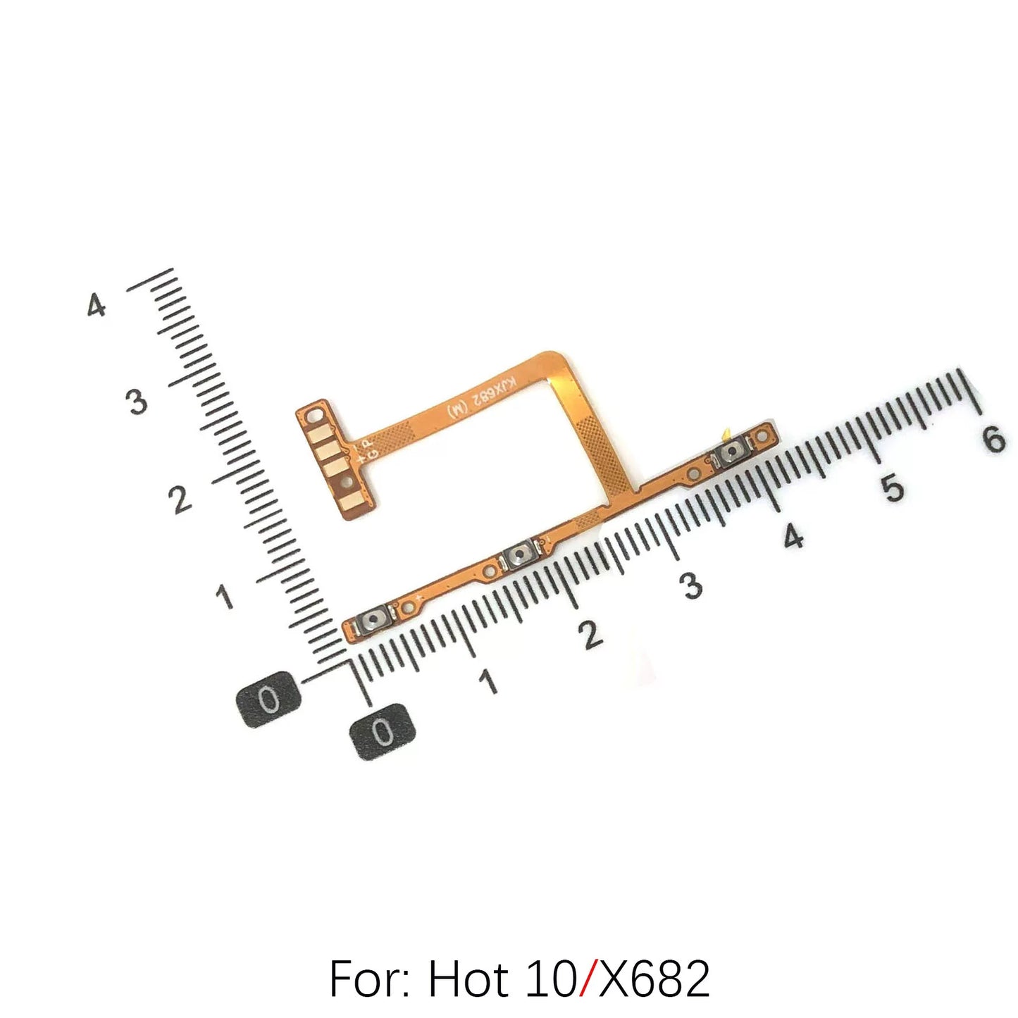 For Tecno Infinix Hot10i Hot10s Hot11 Hot12 Power cable Switch on of ribbon flex