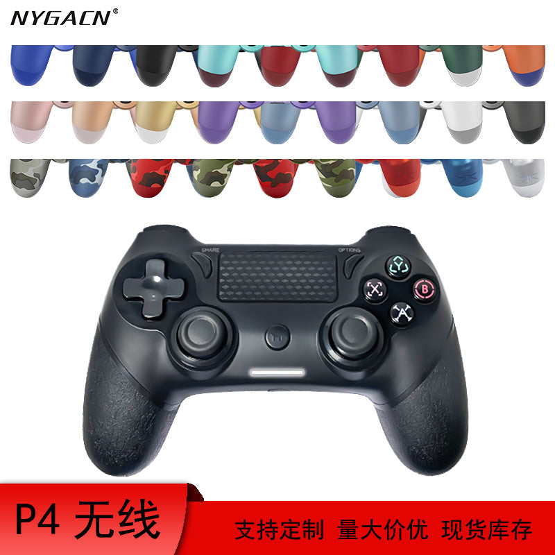 Popular wireless handle p4 handle simulates six-axis vibration with light P4 gamepad computer gamepad
