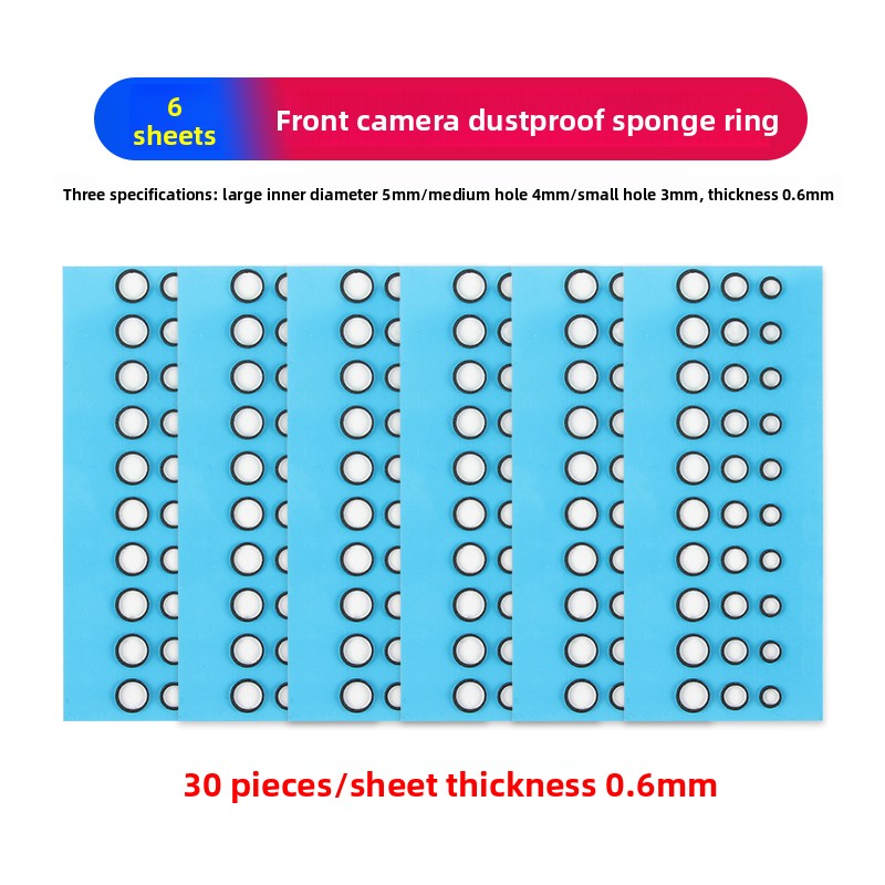Thickened universal front-facing camera dust sticker under screen camera dust-proof suitable camera dust ring Phone Repair tools