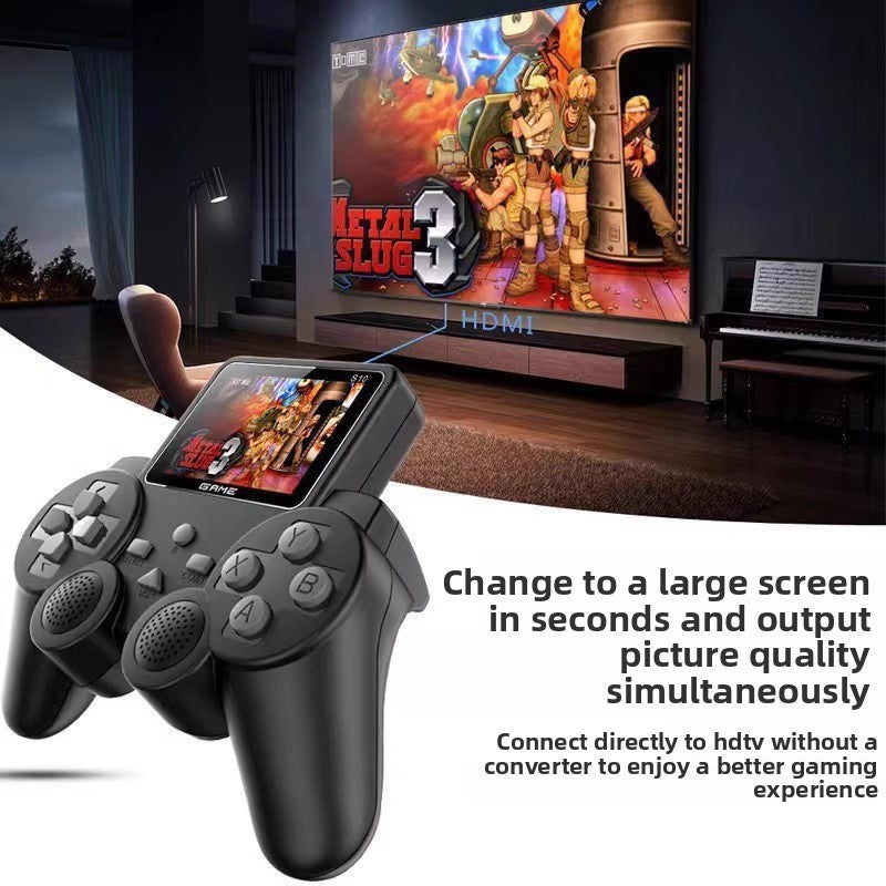 Handheld console 2in1 S10  520games HD 1020mAh type C rechargable games Handheld Game Player console