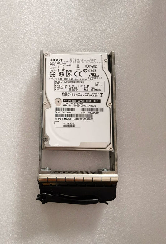 Servicer Netapp 900G 10K HUC109090CSS600 111-01125 0B26054 584343-001