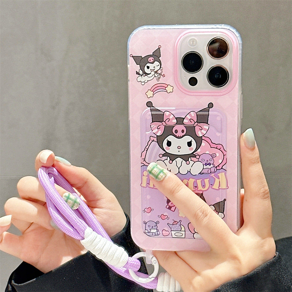 Accessories ins cute cartoon Kullo Mi Melody for iphone15promax iPhone 14 case 11 new models