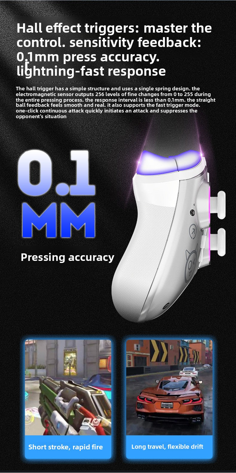 New SWITCH programmable gamepad Steam/IOS/Android universal wireless Bluetooth controller