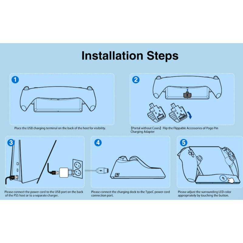 Portal Handheld Charging Base PS5 Portal Streamer Base HC-P3711