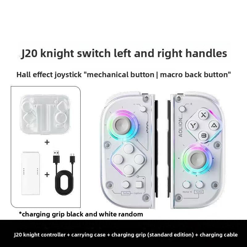 Auga Lion J20Pro Knight wireless gamepad Hall rocker mechanical button switch left and right handle