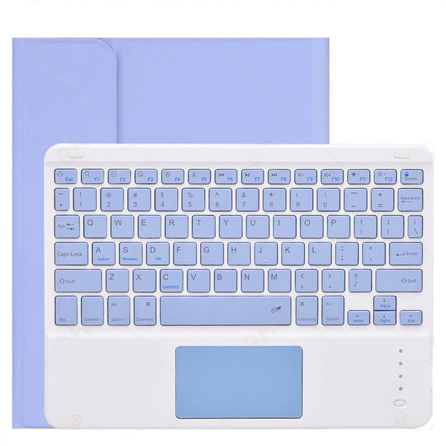 Applicable to ipadpro11 Miaocun Bluetooth keyboard and mouse 9,7 pen slot 10.9 leather case iPad10 protective case air5protective Accessories