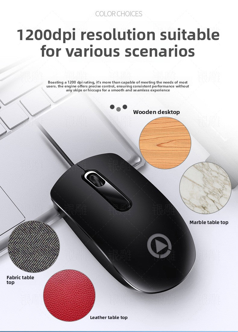 Silver Condor G9 office game wired mouse, pink weighted laptop accessories