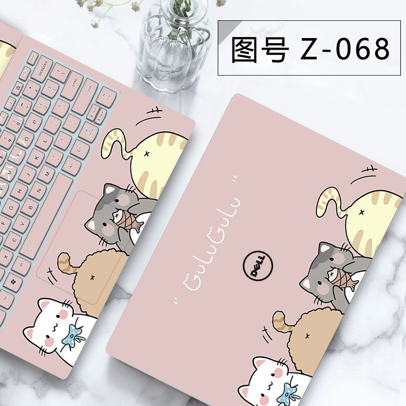 (Shipping fee not include)Dell灵越5000贴纸inspiron15-5557 5493 5405 5509 5502笔记本电脑贴膜5590 5391 5490 5585 5498保护膜全套