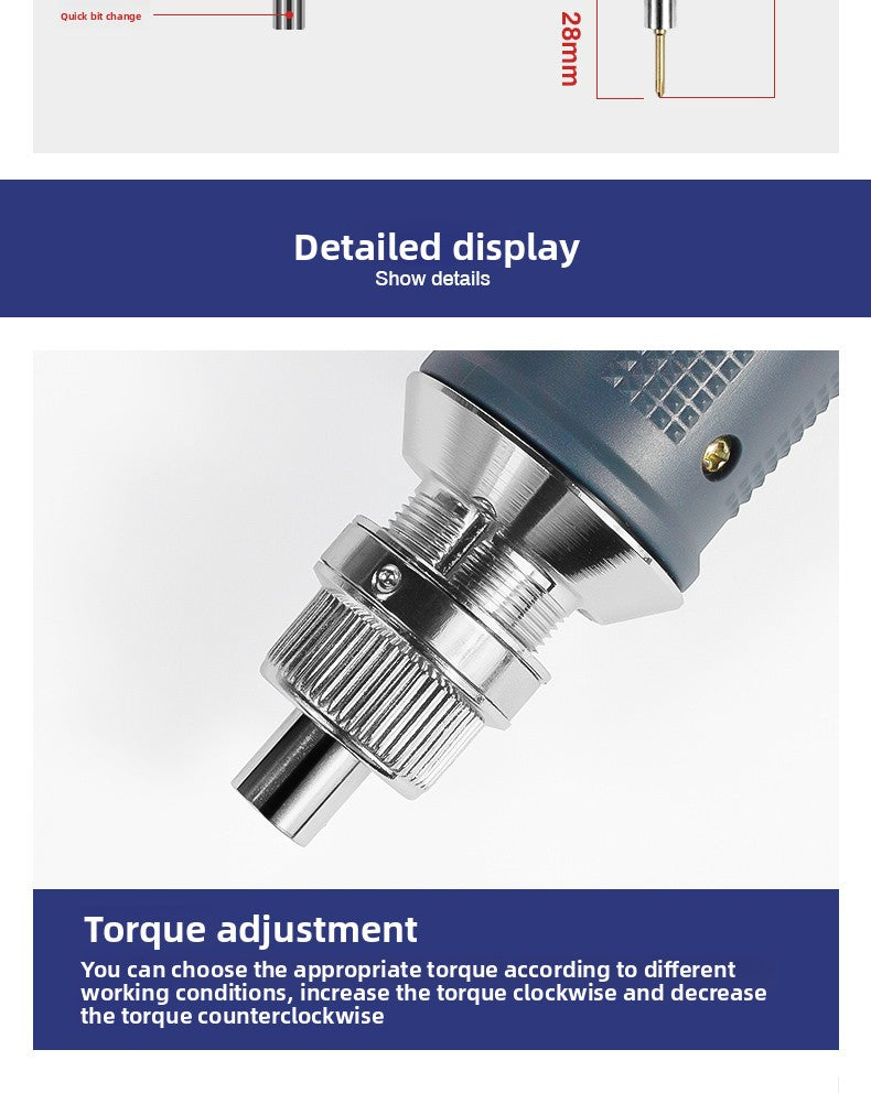 PXTX Tool Electric Screwdriver Cross Screw Batch Small Mini 800 Screwdriver Maintenance Rechargeable