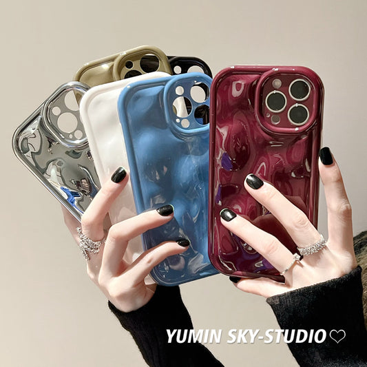 Accessories Premium sense solid color meteorite pattern for iPhone14promax Apple 13 mobile phone case 11 new 12 minimalist