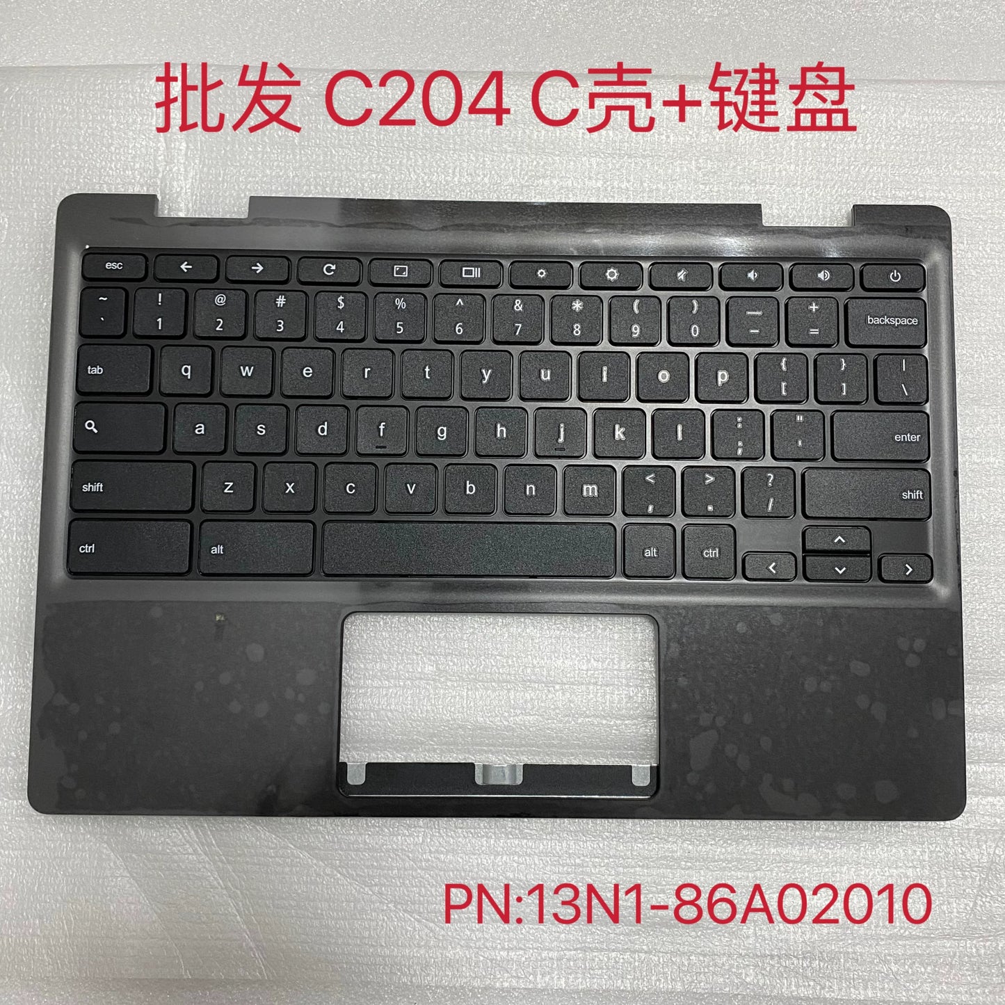 Upper case keyboard for Asus Chromebook C204 C204EE C-Shell Keyboard 13N1-86A02010  topcase palmrest keybooard