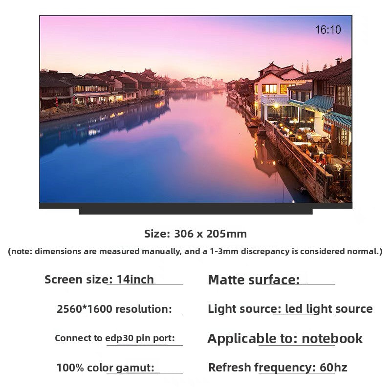 LCD dispaly screen panel for Redmi notebook RedmiBook Pro14 LCD screen XMA2006-AB-CB-FJ-CJ-DJ display LM140GF1L