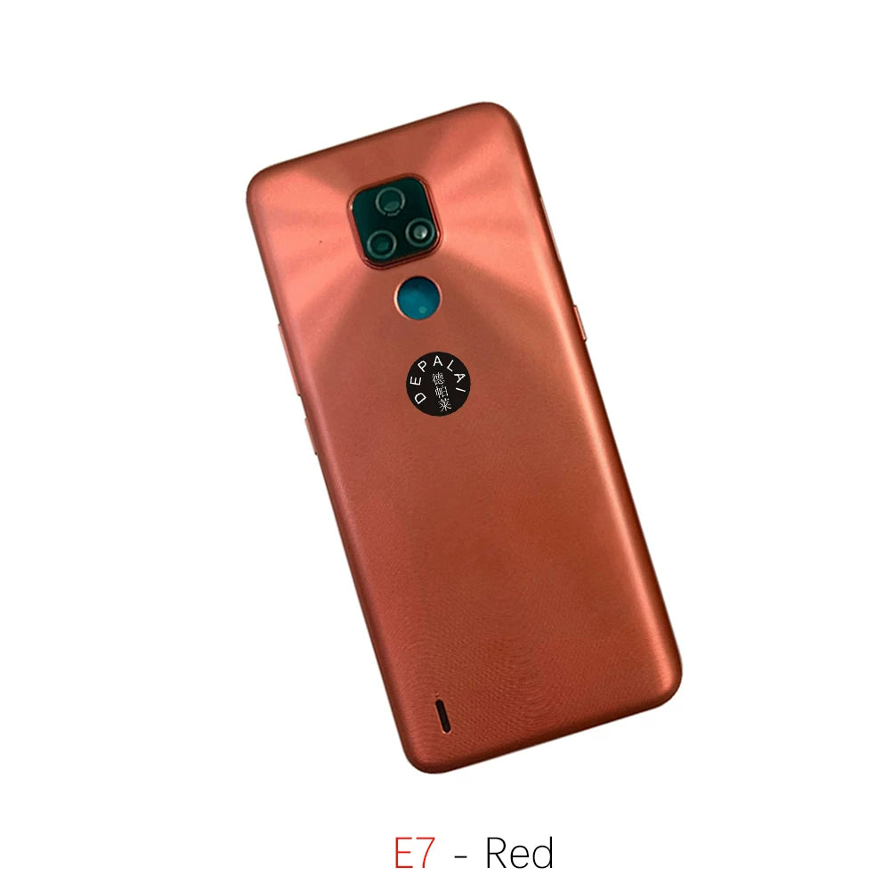 Battery back housing cover for Motorola E7 E6 E6Play E6Plus E6s E7Plus phone back case back cover
