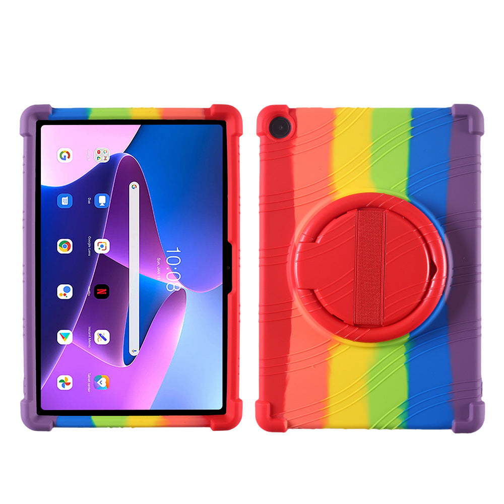 Suitable for Lenovo Qitian K10C protective case 10.1 inch E10C tablet TB-X6E6F silicone protective case Protect cace