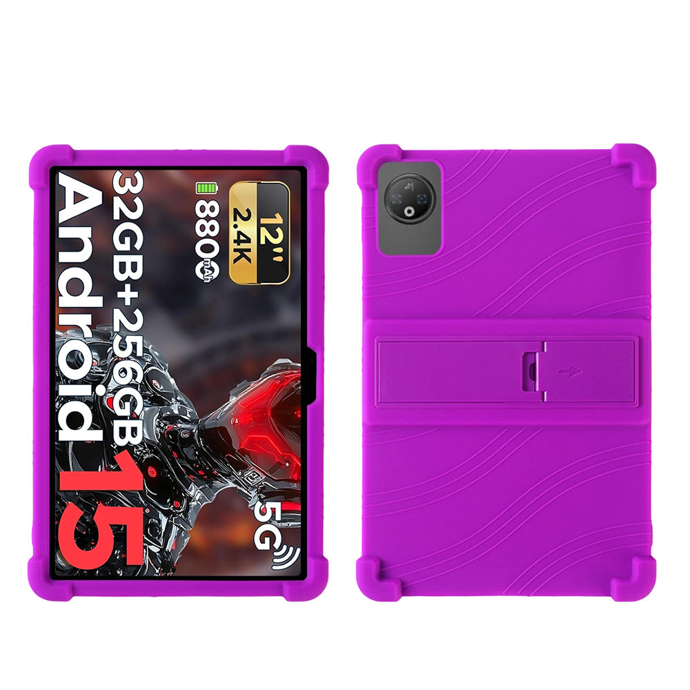 Applicable DOOGEE VPad tablet protective case 5G 12 inch office with bracket anti-drop soft silicone protective case Protect case