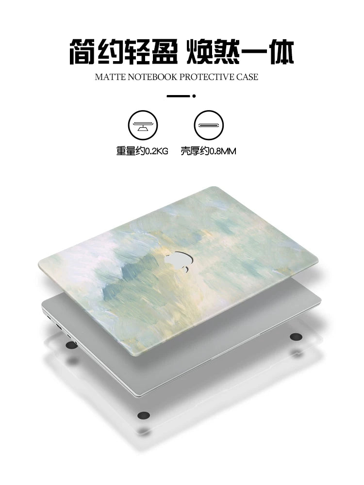 Color painting for MacBook Air Pro 11 "12" 13 "14" 15 "16" Neo A3404 A3426 A3427 A3428 A3429 A3449 A3448 A3434 A3403 A3186 A3402 A3401 A3112 A3185 A3114 A3241 A3113 A3240 Case Laptop accessories