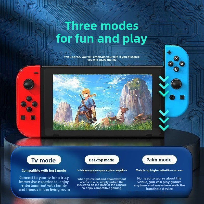 Switch joycon left and right gamepad colorful RGB light effect wake up 5.2 Bluetooth vibration somatosensory