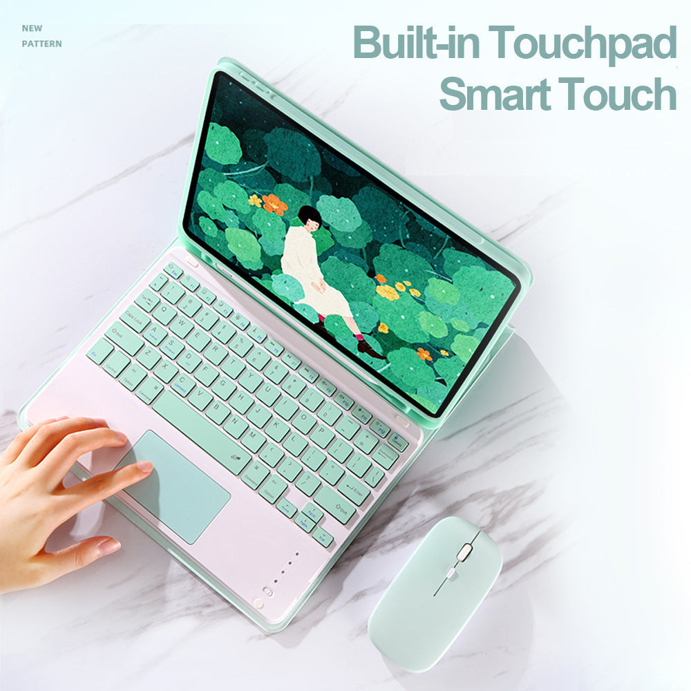 Applicable to 2022 iPad 10th generation 10.9 inch tablet Bluetooth keyboard 11 protective case 10.2 touch keyboard air4protective Accessories