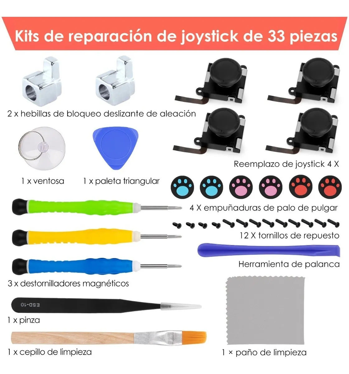 Nintendo switch 3D joystick switch handle slide rail switch joycon repair kit