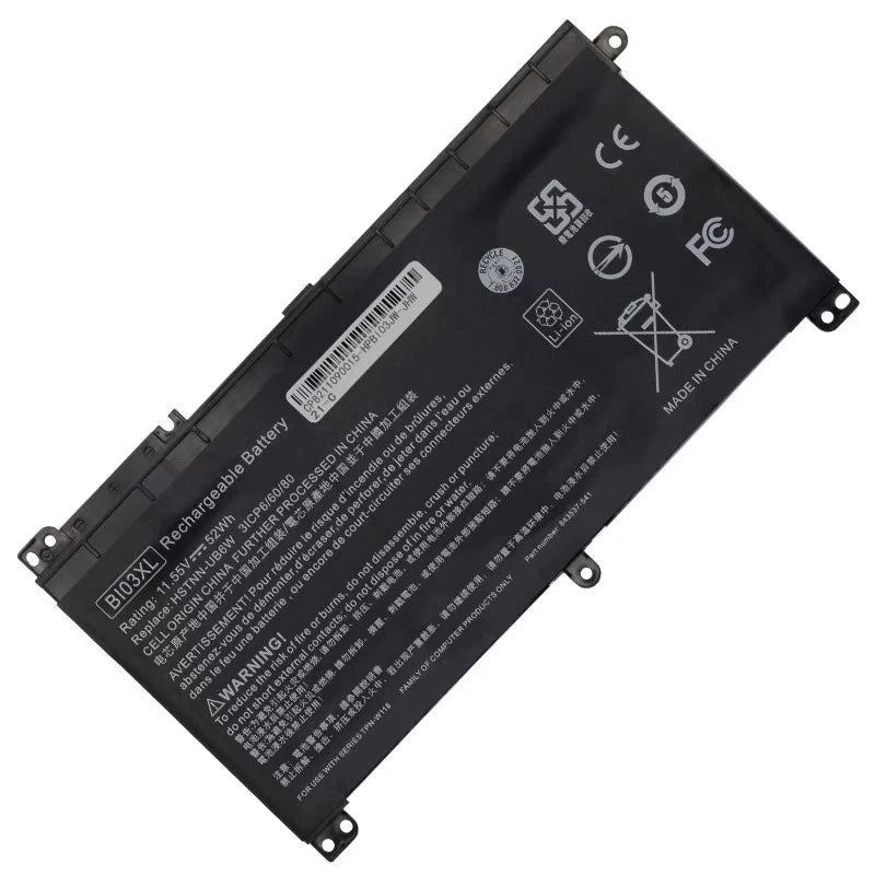 Battery For HP Pavilion X360 BI03XL HSTNN-UB6W TPN-W118 Laptop Battery