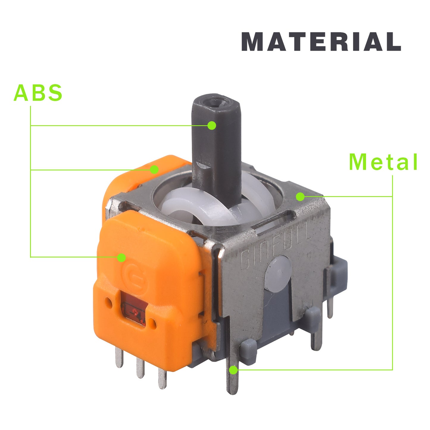 PS5 Gamepad Hall Rocker PS5 Handle 3D Rocker Repair Tool PS5 Electromagnetic Hall Rocker Set
