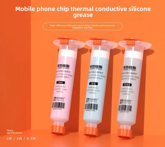Thermal grease, mobile phone repair CPU chip, heat dissipation thermal paste, silicone, laptop graphics card thermal grease repair tools
