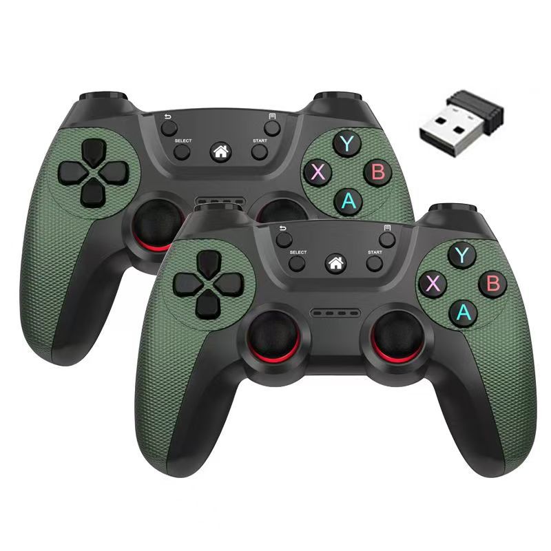 Wireless Doubles 2.4G Gamepad One-to-Two Double Play Compatible PC/Game Stick TV Box Controller