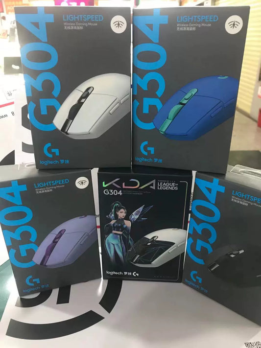 Boxed genuine, Logitech G304 wireless gaming mouse programming chicken KDA joint limited edition