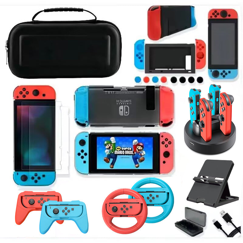 Suitable for Nintendo switch storage bag set switch OLED seat charger steering wheel game merchandise