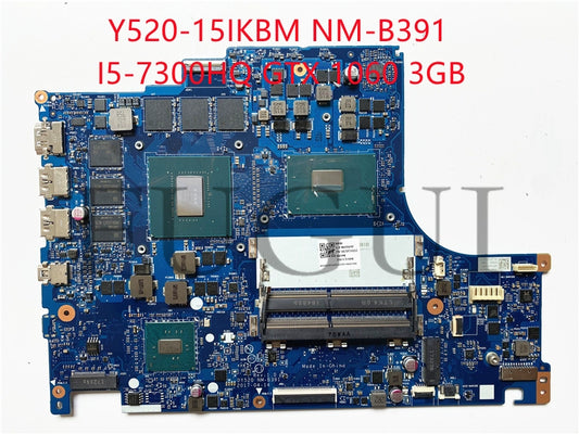 (Shipping fee not include)  motherboard system board Y520-15IKBM NM-B391 I5-7300HQ I7-7700HQ GTX1060