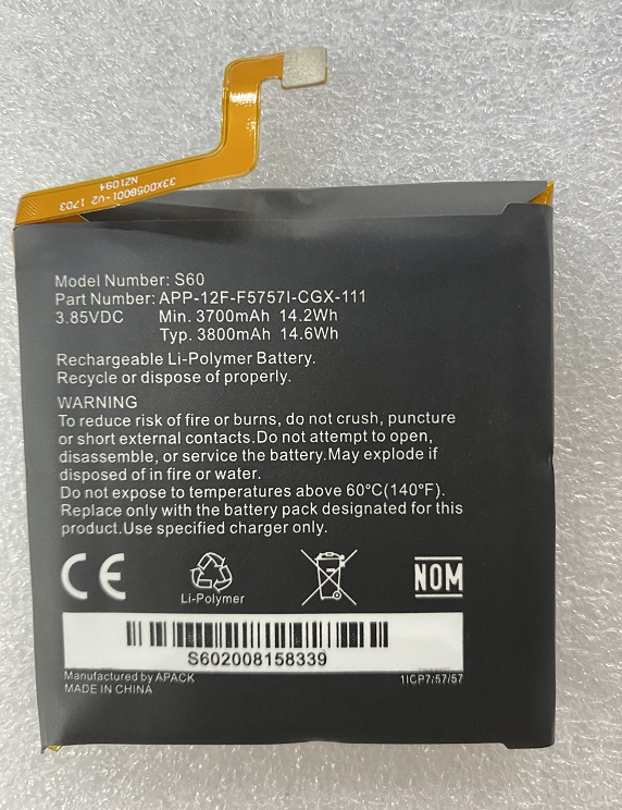 CAT S60 Battery APP-12F-F5757I-CGX-111 Mobile Phone Battery Other Brand Phone repair parts