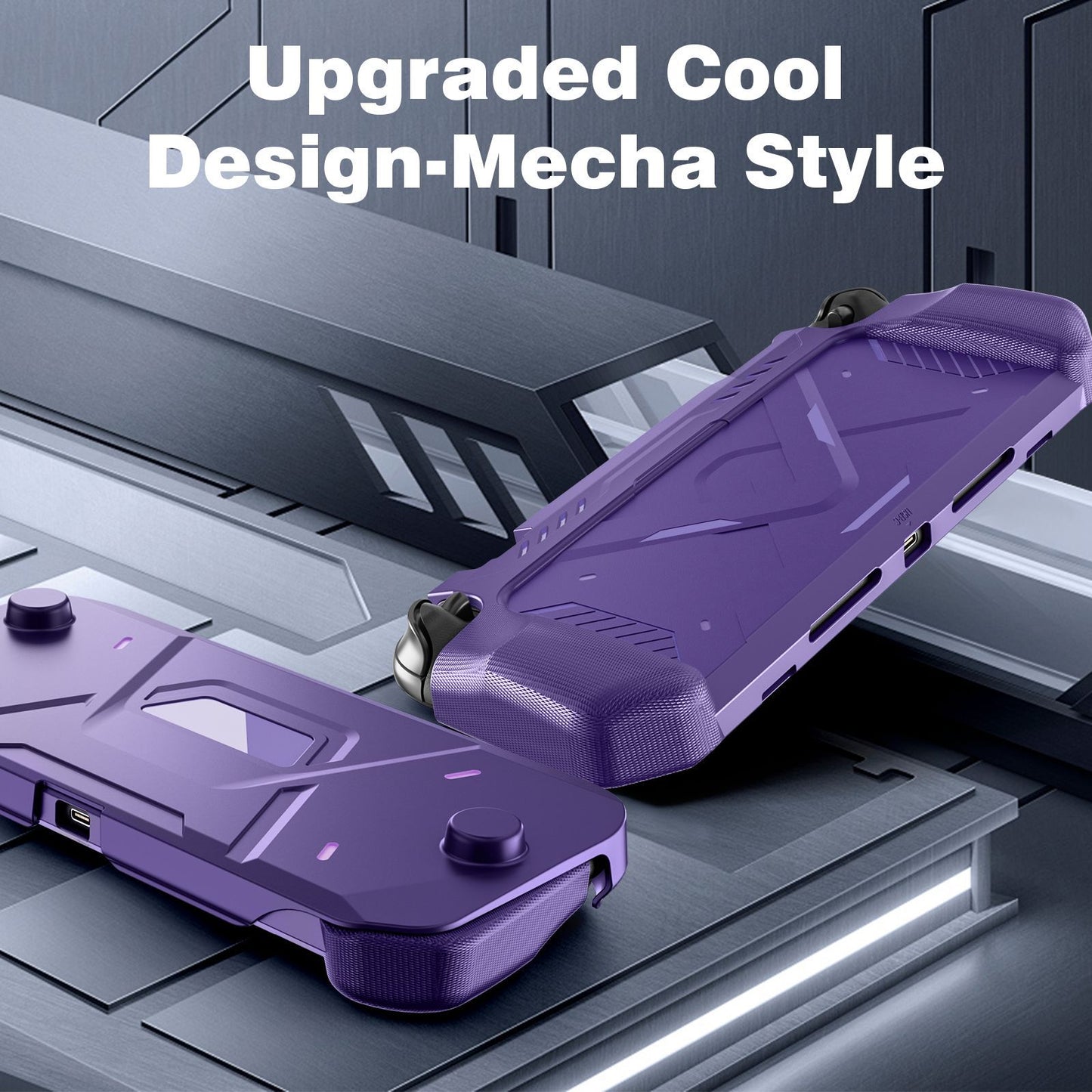 Suitable for SWITCH2 game console protective case NS2 game console, mecha wind protective cover TPU soft bottom PC cover