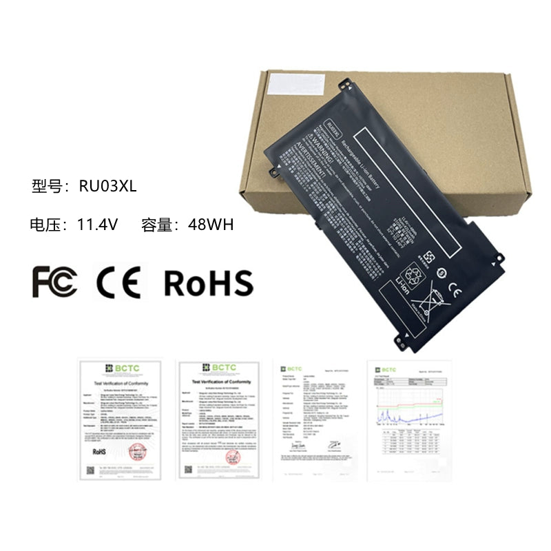 (Shipping fee not include)全新for于HPfor惠普  L12791-855 HSTNN-IB8P/IB8K  battery RU03XL