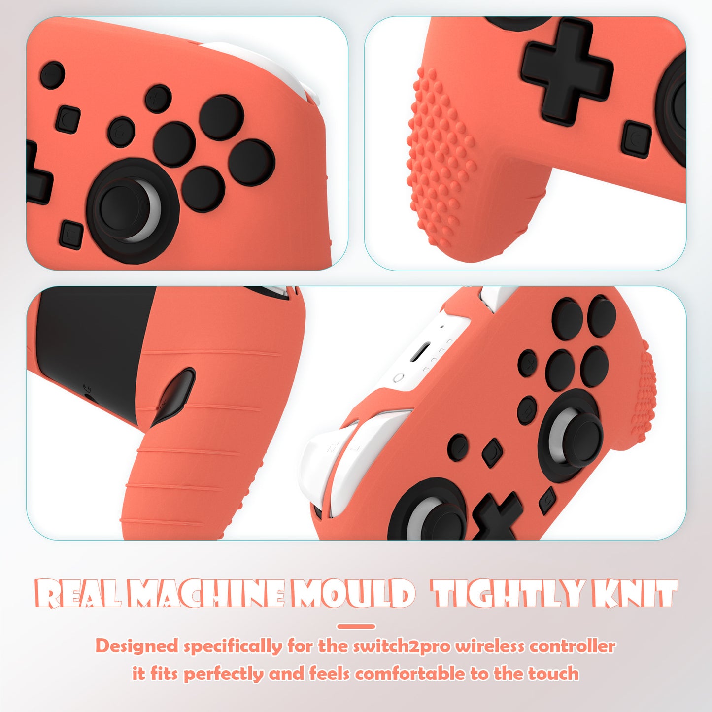 Switch 2 Pro handle silicone cover Suitable for Nintendo switch 2 handle protective cover Spray feel oil